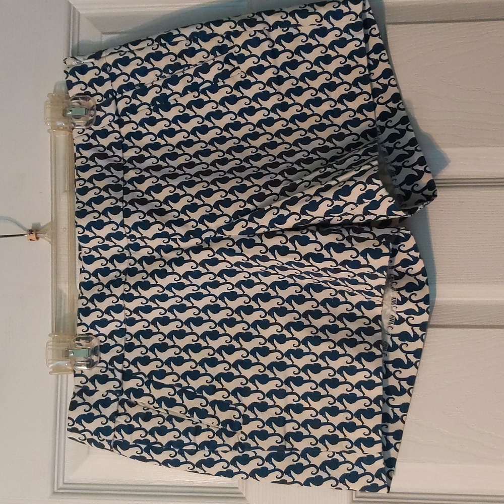 J. Crew stretch seahorse shorts side zip like new